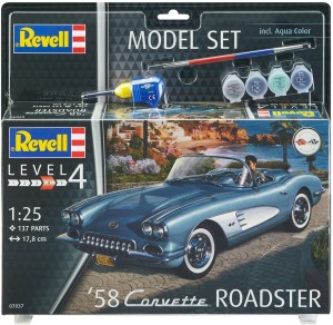 Revell 67037 '58 Corvette Roadster SET 1/25