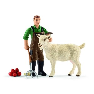 Schleich 42375 Farmer z kozą