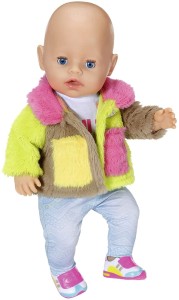 Baby Born 830154 Zestaw ubranek z płaszczykiem dla lalki 43cm
