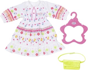 Baby Born 830185 Modna sukienka w stylu Boho dla lalki 43 cm