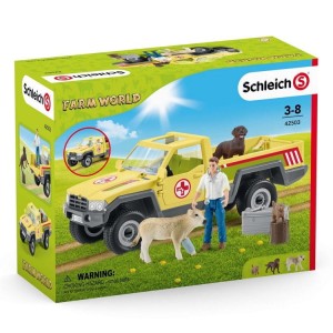 Schleich 42503 Weterynarz z autem na farmie