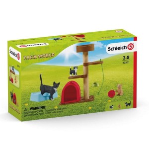 Schleich 42501 Koty z drapakiem i akcesoriami