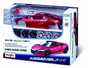 Maisto 39216 Acura NSX 2018 czerwony 1/24 do składania