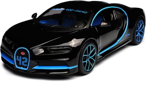 Maisto 31514BK Bugatti Chiron 1/24 czarno-niebieski 1/24
