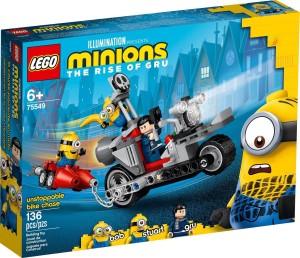 LEGO Minions 75549 Niepowstrzymany motocykl ucieka