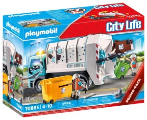 Playmobil 70885 Śmieciarka z sygnałem świetlnym