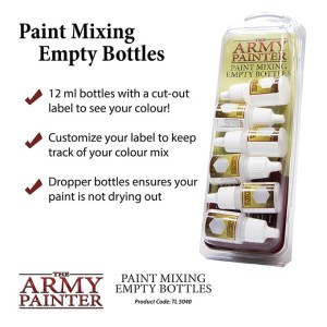 Army Painter Tool Mixing Empty Bottles buteleczki