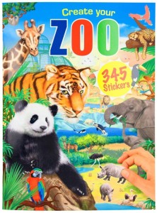 Depesche 11416 Kolorowanka z naklejkami ZOO