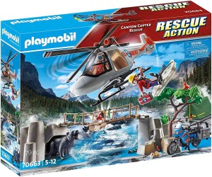 Playmobil 70663 Misja śmigłowca w kanionie