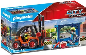 Playmobil 70772 Wózek widłowy z ładunkiem