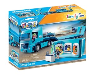 Playmobil 70959 Tir z przyczepą niskopodwoziową i kontenerem