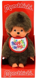 Monchhichi 242191 Chłopiec Happy Birthday