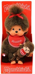 Monchhichi 242184 Dziewczynka z maskotką