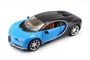 Maisto 39514 Bugatti Chiron niebieski 1/24 do składania