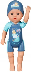 Baby Born 832325 Lalka pływająca chłopiec 30cm