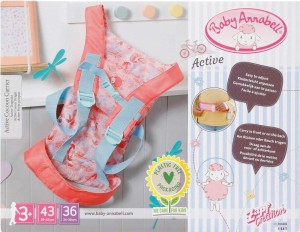 Baby Annabell 704226 Nosidełko na szelkach