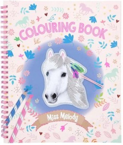 Depesche 11579 Kolorowanka z naklejkami Miss Melody