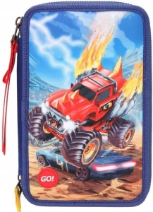 Depesche 11859 Piórnik z wyposażeniem Monster Truck