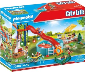 Playmobil 70987 Przyjęcie przy basenie ze zjeżdżalnią