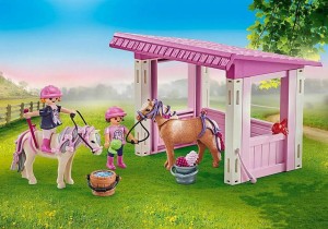Playmobil 9878 Boks dla kucyków z zadaszeniem (folia)