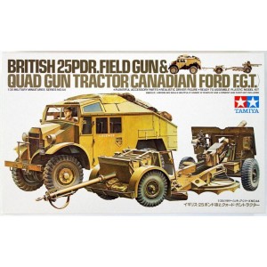 TAMIYA 35044 Br.25 PDR Gun Quad Tractor 1/35