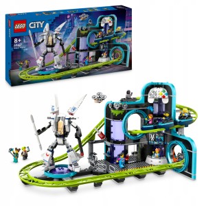 LEGO City 60421 Park Świat robotów z rollercoasterem