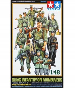TAMIYA 32530 German Infantry on Maneuvers 1/48