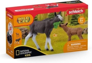 Schleich 42603 Wild Life Łoś z młodym