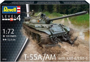 Revell 03328 T-55A/AM with KMT-6/EMT-5 1/72