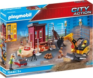 Playmobil 70443 Mała koparka z elementem konstrukcyjnym