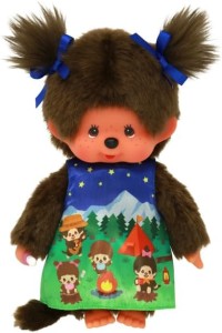 Monchhichi 243082 Małpka w sukience Camping