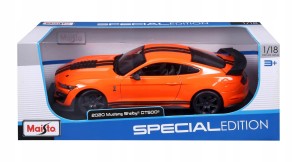 Maisto 31388 2020 Mustang Shelby GT500 pomarańczowy 1/18
