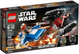 LEGO Star Wars 75196 A-Wing kontra TIE Silencer