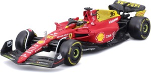 Bburago 36831 Ferrari F1-75 (2022) Charles Leclerc /Helmet 1/43
