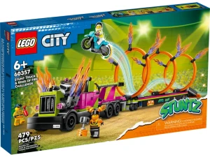 LEGO City 60357 Wyzwanie kaskaderskie - ciężarówka i ogniste obręcze