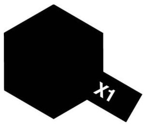 TAMIYA 81501 X-1 Black 10ml - farba akrylowa