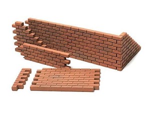 TAMIYA 32508 Brick Wall, Sand Bag & Barricade Set 1/48