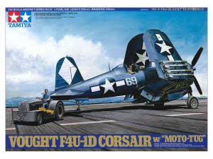 TAMIYA 61085 F4U-1D Corsair w/"Moto-Tug" 1/48