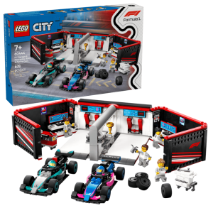 LEGO City 60444 F1 Garaż i bolidy Mercedes-AMG i Alpine
