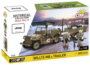 Cobi 3132 Willys MB and Trailer