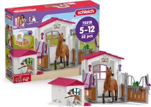 Schleich 72218 Horse Club Boks z koniem i pieskiem