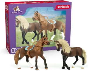 Schleich 42738 Horse Club Dwa konie rasy paso peruwiański Zestaw startowy 2-PAK