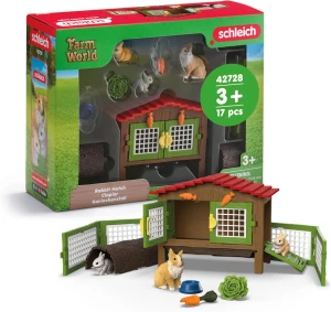 Schleich 42728 Farm World Klatka dla Królików