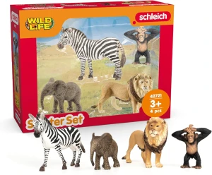 Schleich 42721 Wild Life Zwierzęta Afryki Zestaw 4 figurek
