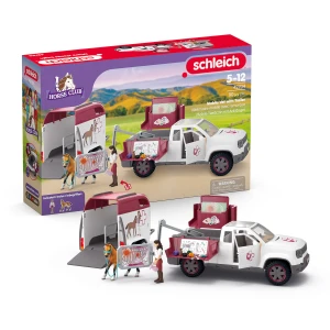 Schleich 42704 Horse Club Mobilna lecznica weterynaryjna dla koni z przyczepą