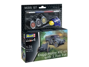 Revell 63344 Krupp Protze KFZ 69 z działem 3,7cm PaK 1/76 SET