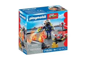 Playmobil 71826 Strażak z pompą wodną
