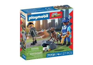 Playmobil 71731 Poszukiwania śladów z psem tropiącym