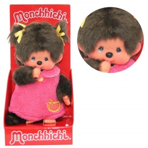 Monchhichi Małpka w różowym kożuszku 223572