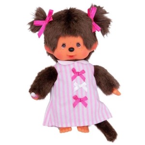 Monchhichi Małpka w różowe paski 223589